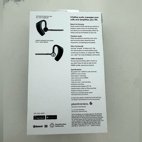 Plantronics Voyager Legend Wireless Headset - Picture 3 of 5